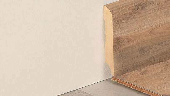 Forest Oak Gold Extra Large Skirting Boards For Laminate Flooring Finishing